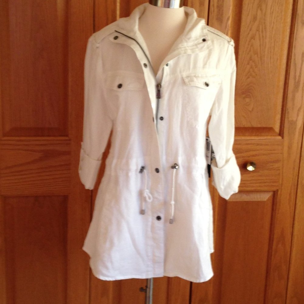 ANORAK - Fillmore Linen Cargo Jacket - NEW with Tag